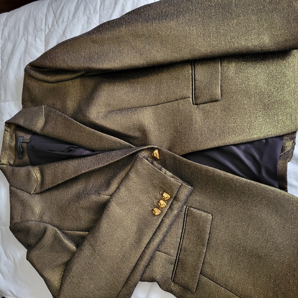 Donna Karan Gold Blazer